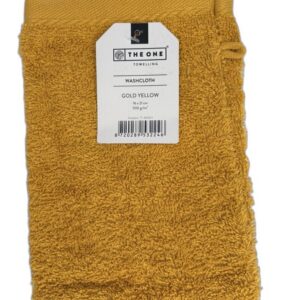 The One Towelling T1-WASH Washcloth Gold Yellow – productfoto 1