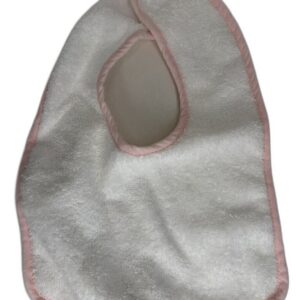 The One Towelling Baby Slab Wit/Roze – productfoto 1