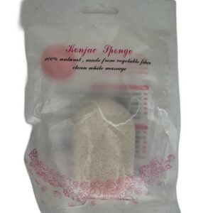 Konjac Sponge - conjac spons - wit – productfoto 1