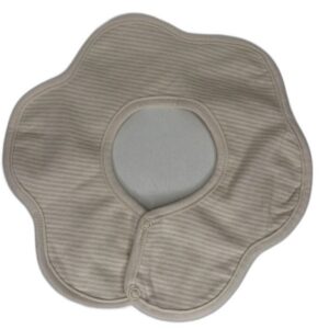 Baby Slabbetje - Bloemenvorm 360° – productfoto 2