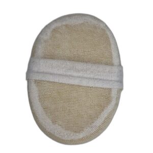 Natuurlijke Loofah Badspons - Ovaal met Handgreepband – productfoto 1