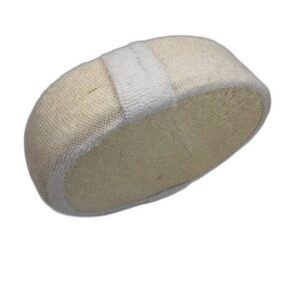 Natuurlijke Loofah Badspons - Ovaal met Handgreepband – productfoto 2